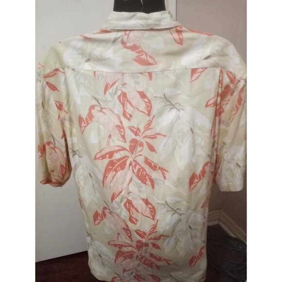 Nat Nast Luxury Originals Men's Shirt Large L Floral Button Up Short Sleeve - Picture 8 of 11